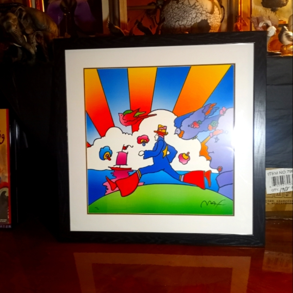 The Artist-one and only Peter Max presents " Cosmic Runner"